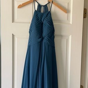 Long dress, turquoise, size 4